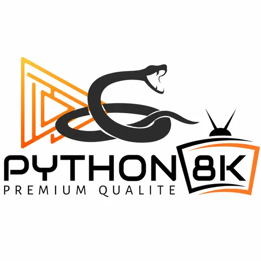PYTHON 8K IPTV logo